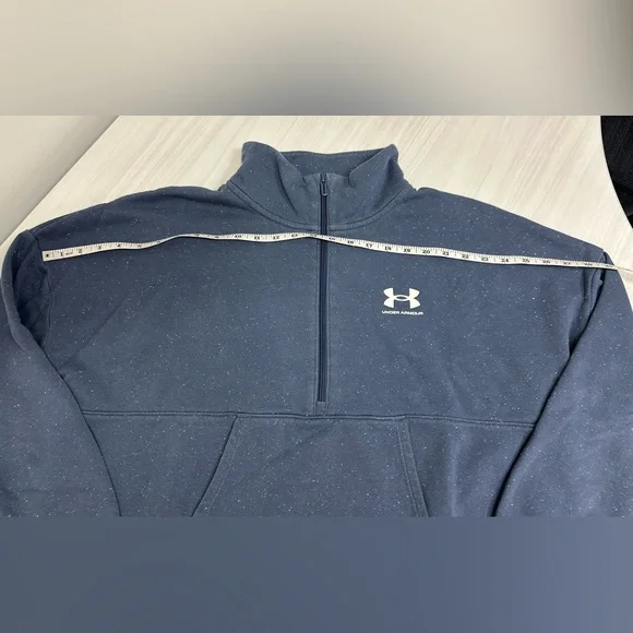 Woman’s Under Armour Navy/Grey Speckled Track Suit - Picture 12 of 16